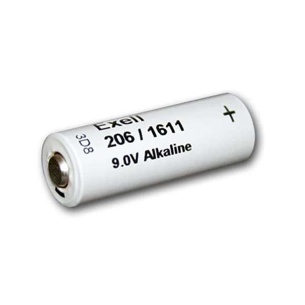 Exell Battery Alkaline Battery, 206 9 1 PK 206A - main